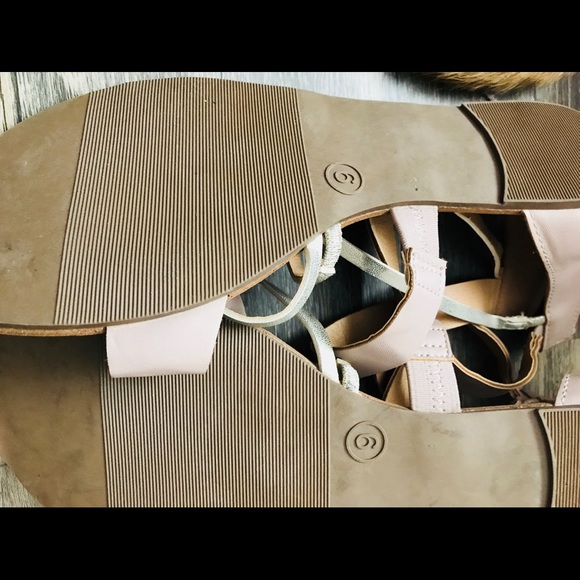 Blush and rose gold gladiator sandal by SO! - Picture 7 of 7